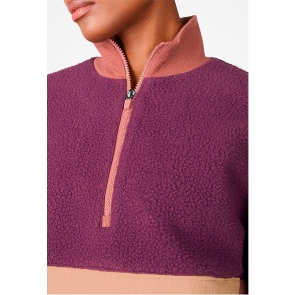 Fabletics NWT Women’s Mallory Fleece Pullover Sz XL - Picture 2 of 6